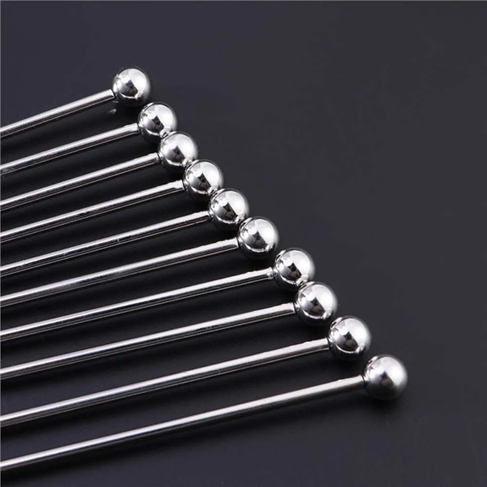 Creative Stainless Steel Mixer Cocktail Bar tool for Wedding Party Bar Mixing Sticks Cocktail Stirrers Swizzle Stick Stirrers