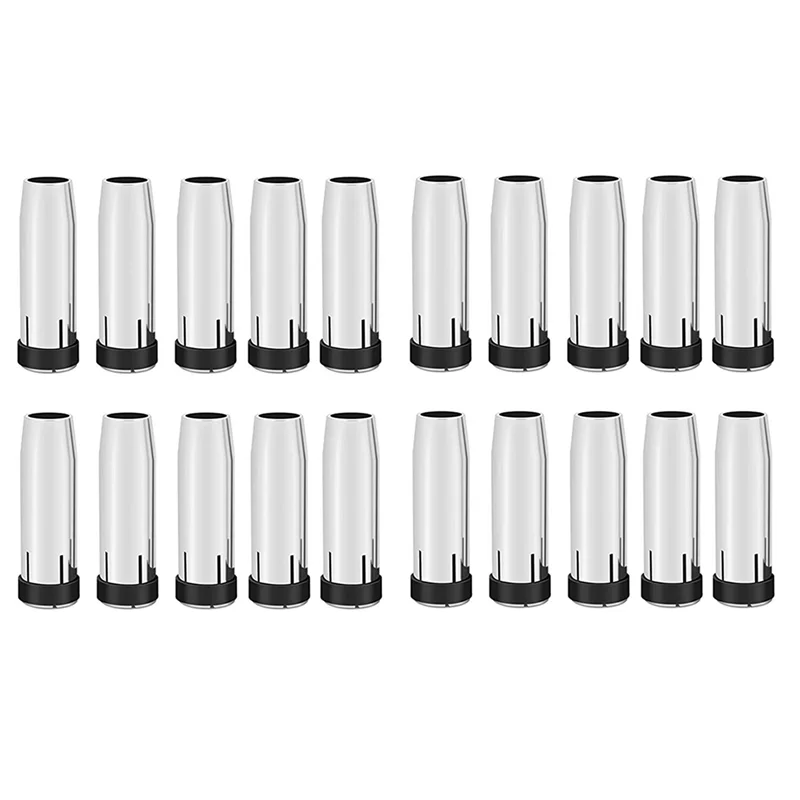 

ABRW-20PCS 24KD Gas Nozzle 10Pcs MIG Welding Torch Gas Nozzle Contact Tip For MIG/ Welding Tool
