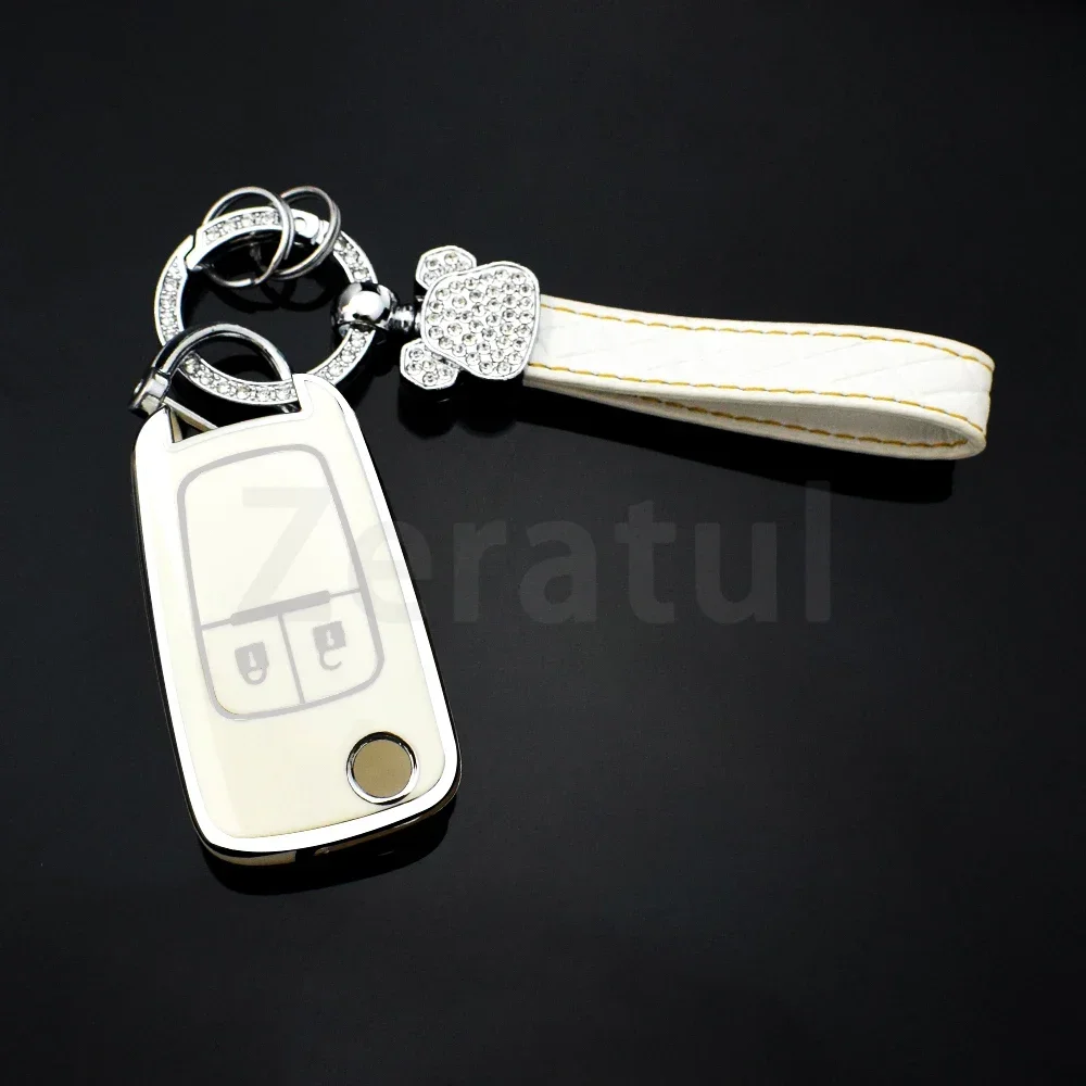 2 Button Auto Car Shell Fob For Opel Astra Corsa Meriva Zafira Antara J For Chevrolet Cruze Aveo Trax Key Cover Case Accessories