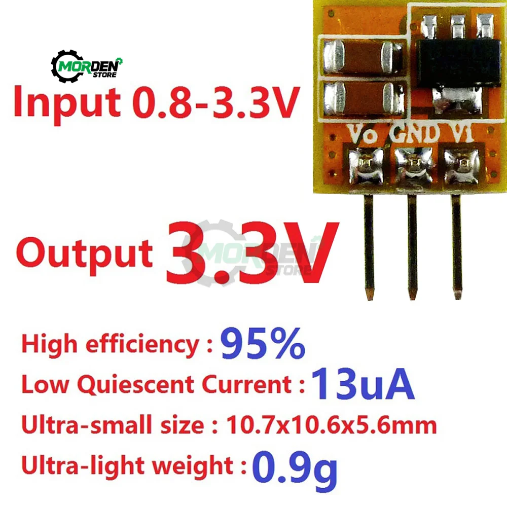 0.7-5V to 3V 3.3V 5V DC DC Boost Converter Voltage Step-up Module Power Supply for Stabilized Power  Electrical Tools