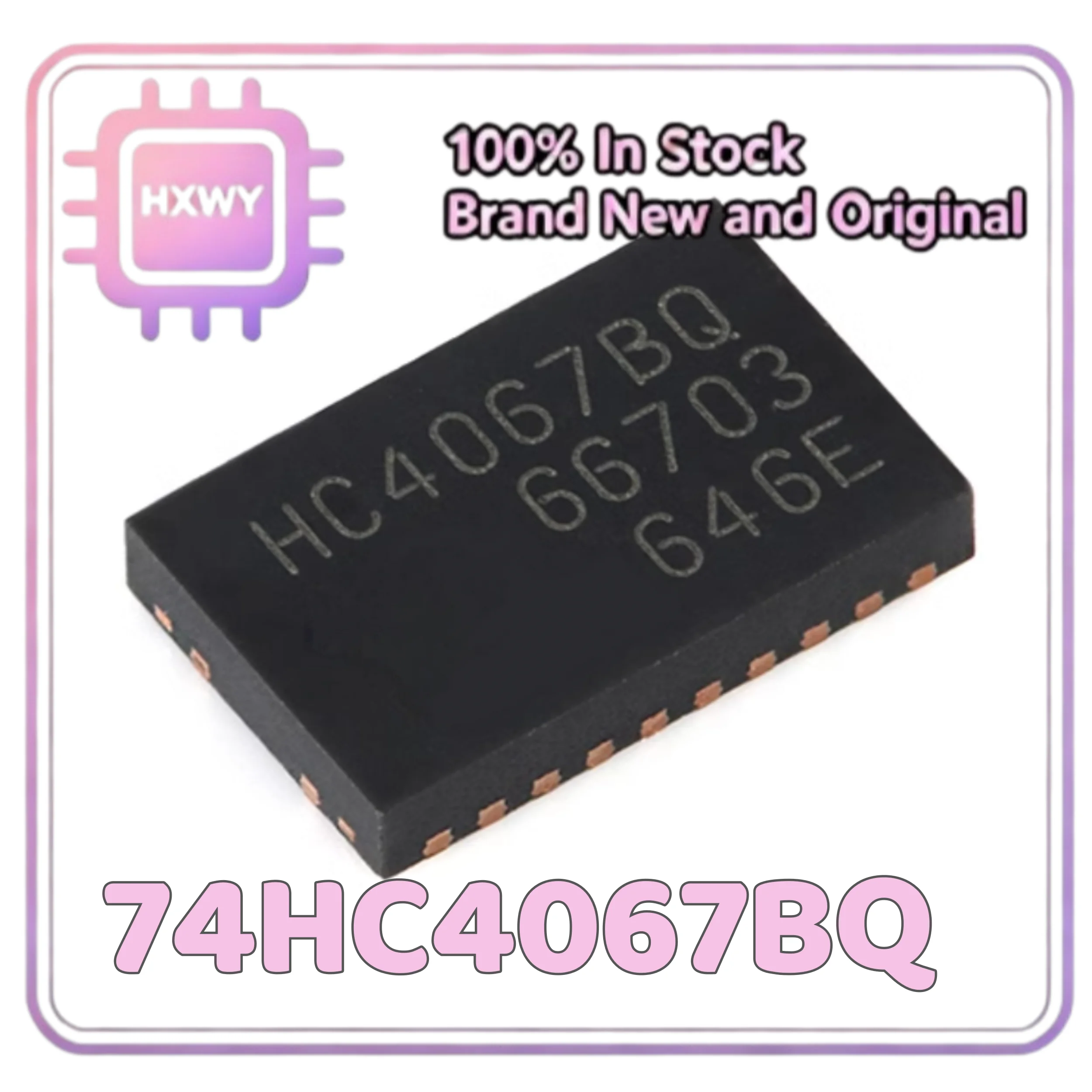 (10/50 Pieces) 74HC4067BQ HC4067BQ VFQFN24 Logic Integrated Circuit Factory Wholesale Cheap IC Chip Fast Shipping