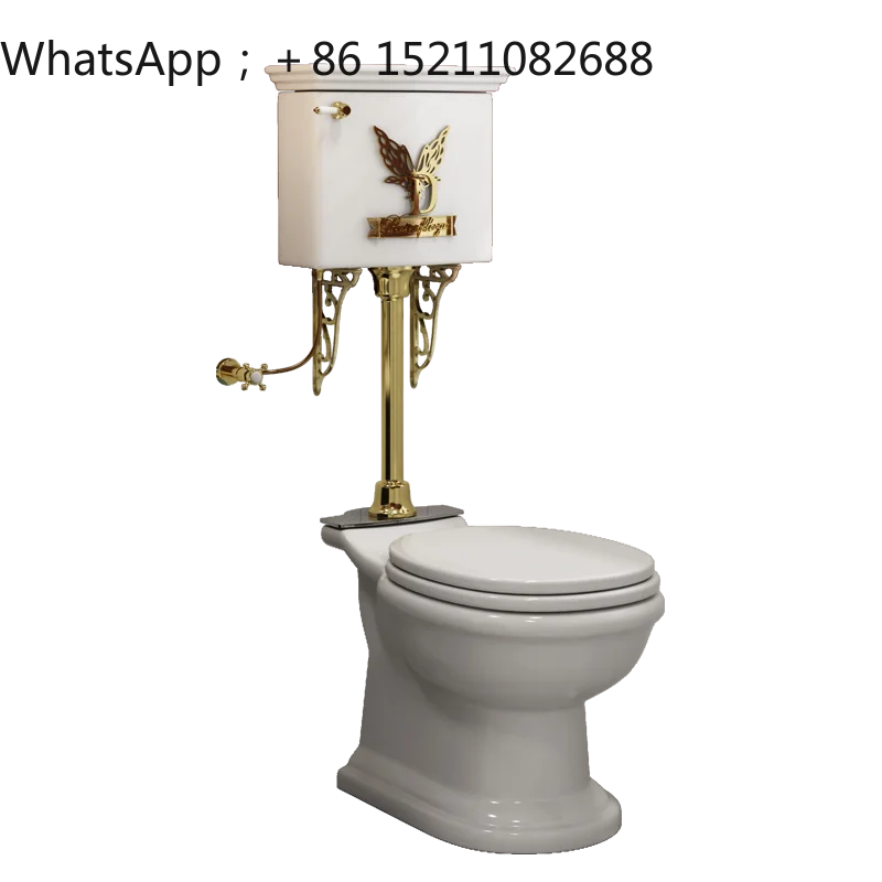 SCY British retro simple floor-to-ceiling split toilet light luxury small pit distance toilet