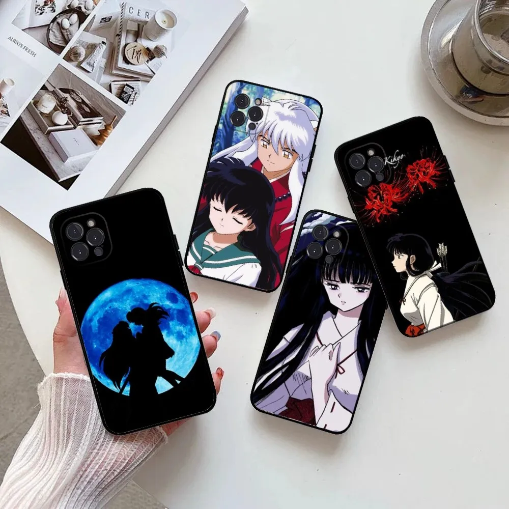 

I-Inuyasha Phone Case for IPhone 15,14,13,12,11 Pro Max Mini 8,7 Plus SE2 X XR XS MAX Silcone Soft Covers