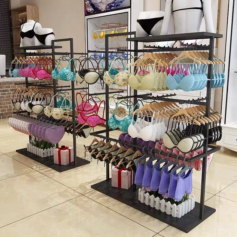 customized.Luxury Underwear Shop Decoration Lingerie Store Display Furniture Underwear Shop Display Rack