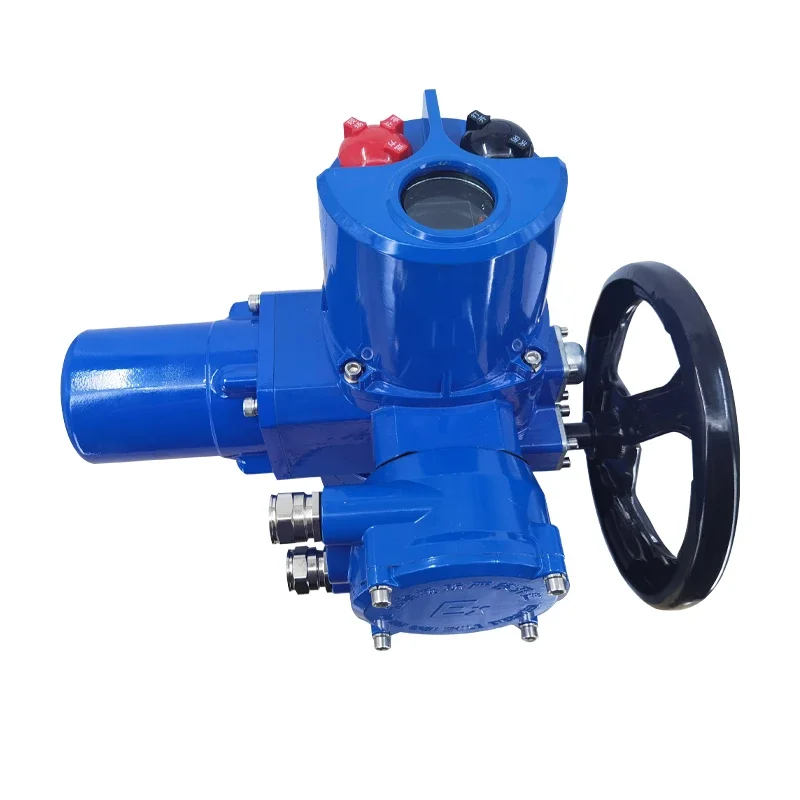 

Electric ball valve actuator machinery for industrial fluid control