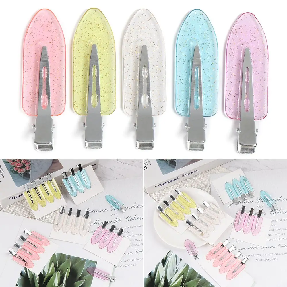 

Styling Candy Color No Mark No Crease Hairpin Seamless Hair Clips Bang Clip No Bend Barrettes