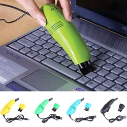 USB Vacuum Cleaner Keyboard Cleaning Brush Laptop Shell Cleaner Dust Brush Portable Mini Handheld Vacuum Cleaner Cleaning Tools