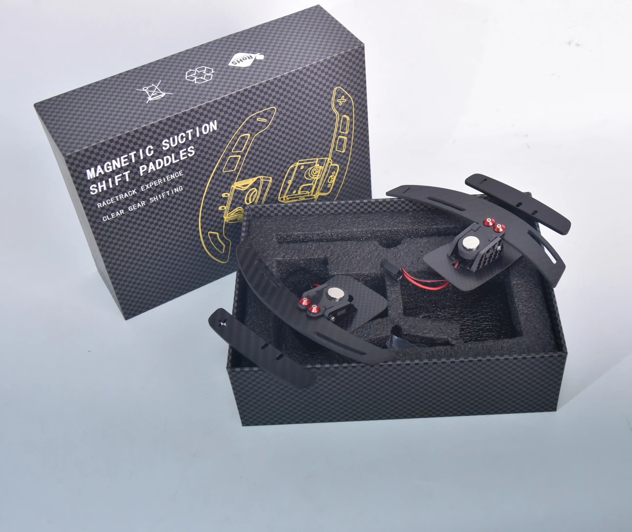 Newly Upgraded Carbon Fiber Magnetic Shift Paddles Enhance Driving Experience Suitable for Jaguar Land Rover