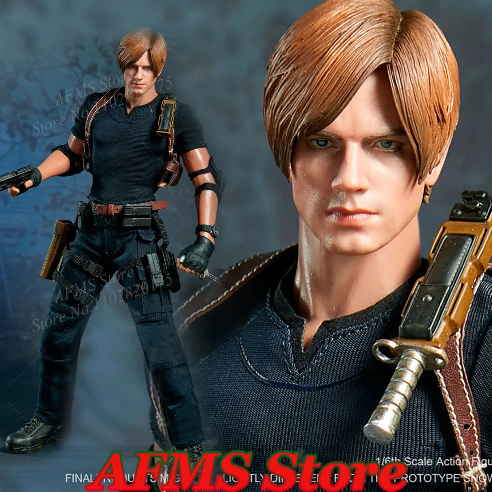 Hot Heart FD014 1/6 Scale Collectible Figure Mr.Kennedy Zombie Killer Leon 12Inch Men Soldier Action Figure Model