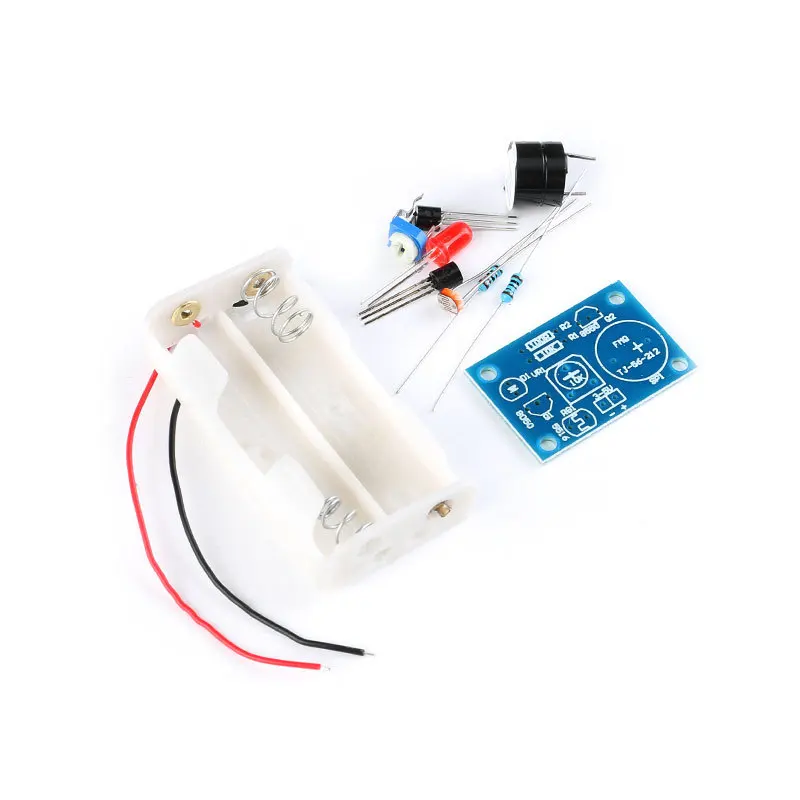5Pcs/1pc Photo-Sensitive Sound and Light Alarm Kit Light-Sensitive Brightness-Sensing Alarm Fun DIY Electronics Components