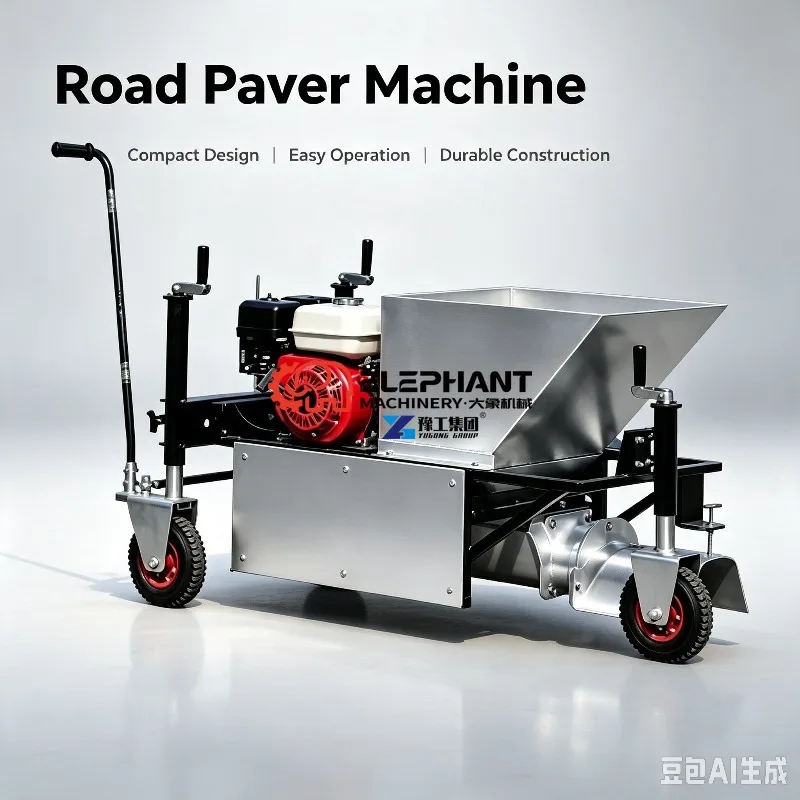 High Efficiency Asphalt Paver Machine Concrete Road Curb Paver with Motor Core Core Components Road Paving Concrete Curb Making