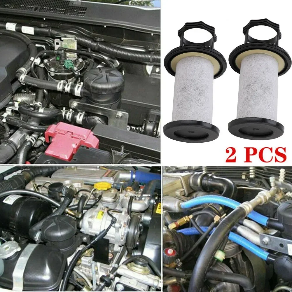 

2pcs Oil Catch Can Filter Element Cotton Replacement For D4D Patrol GU GQ Y61 ZD30 Navara D22 2.5Ltr YD25 # 65018047005