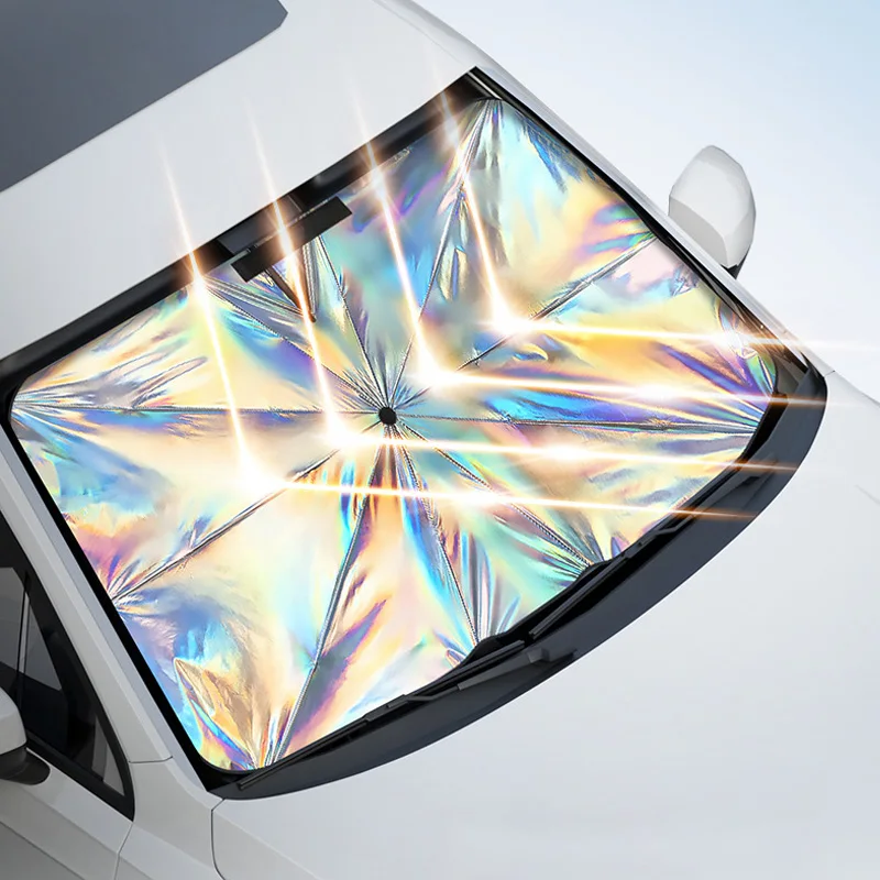

Windshield Sunshades Upgraded Car Front Window Sun UV Protector Umbrella Foldable Car Parasol Curtain Accessories