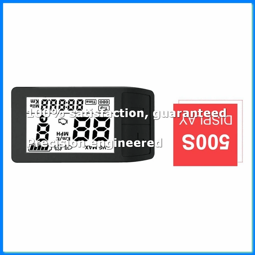 

Electric Bike 500S Display 0-9 PAS Speed Indicator 24V 36V 48V for BBS01 BBS02 Mid Drive Motor Bicycle Ebike UART Meter-ABAM