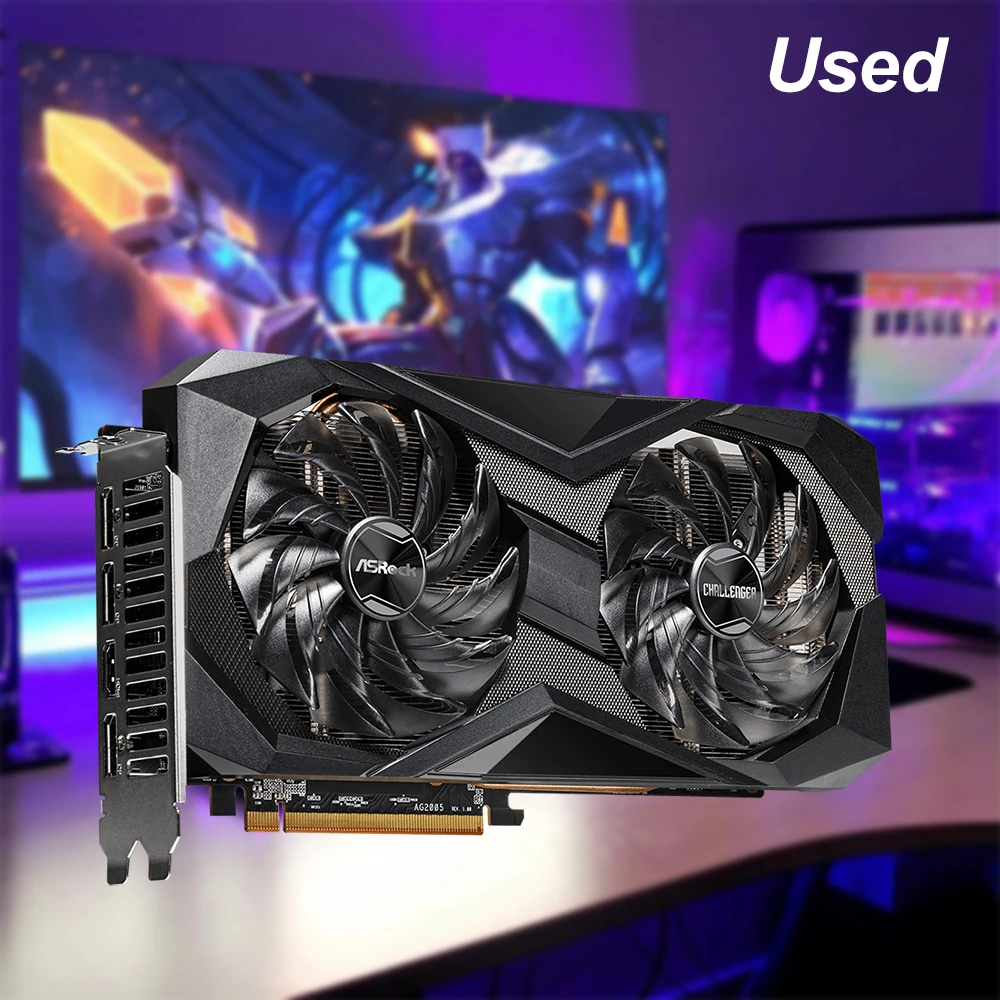 

ASROCK AMD Radeon RX 6700XT Challenger D 12 ГБ GDDR6 192-бит 16 Гбит/с 7 нм 6700XT