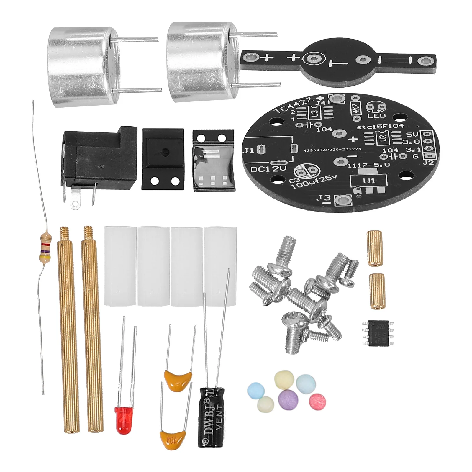 

1Set Soldering Practice Kit DIY Electronic Soldering Project Kit for Beginners Students Disassembled Hands-on Learning Set