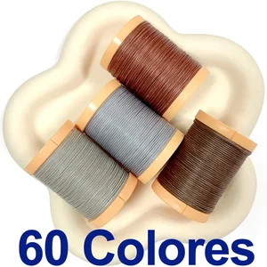 Kordon balmumu, düz el yapımı deri el sanatları, el dikiş ipleri, balmumu kaplı, DIY, ayakkabı, iş araçları, malzeme, 0.8 mm, 1.0 mm balmumu, ayakkabı, deri üzerine 12 büyük satış, №9