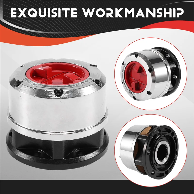 ABOK-New 26 Spline Manual Wheel Locking Hubs Lock AVM460HP B034HP For KIA Sportage 4WD 1995-2002 Retona Bongo