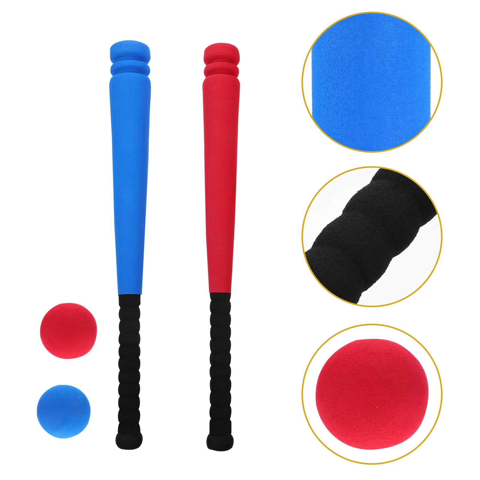 

Toys Boy Sponge Baseball Bat Kids Outdoor Softball Plaything Entertainment Indoor Sports Red Toddler