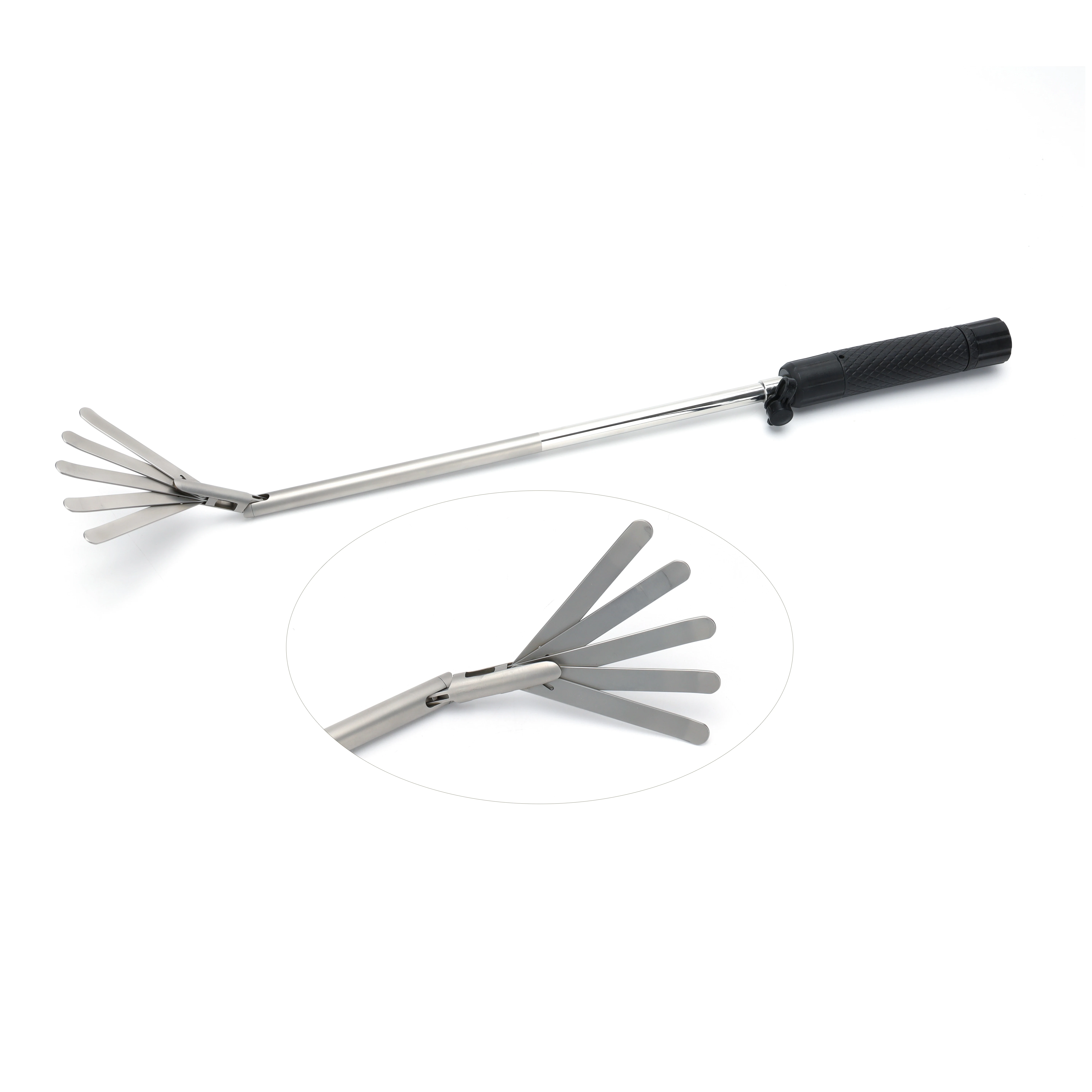 New Reusable Laparoscopic Instruments Fan Liver Retractor, Laparoscopic Liver Retractor Five Leaves Retractor Laparoscopic