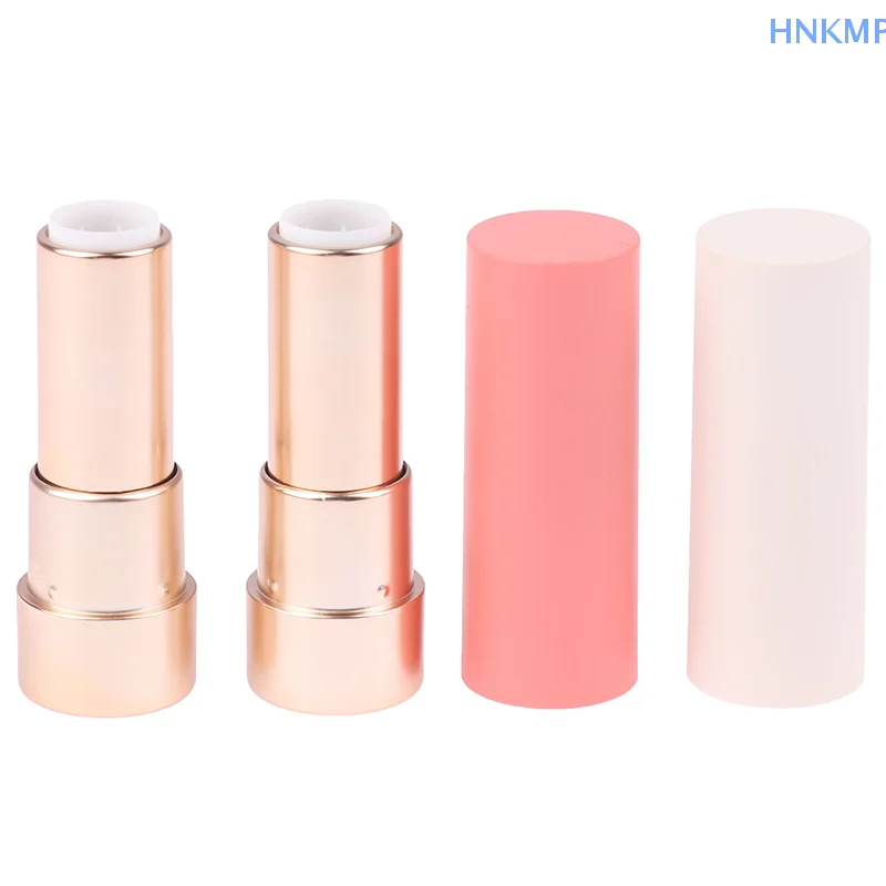 1Pcs Lipstick Empty Tube Frosted Round Cosmetic Packaging Material Refillable Bottles Lip Gloss Container