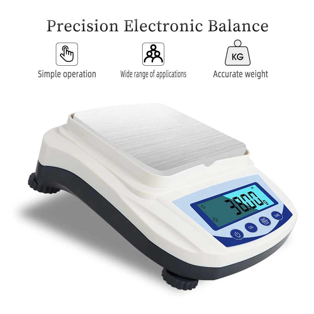 0.01g Digital Electronic Scale LCD Portable 1000g High Precision Industrial Balance Scale for Kitchen Jewelry Balance Scales