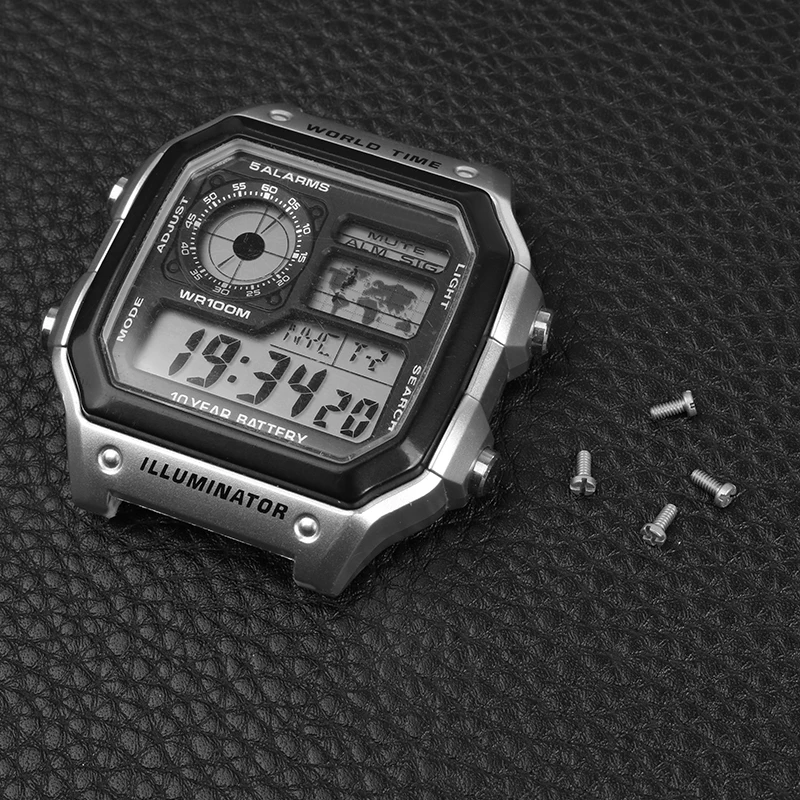 4 шт. AE-1200 винты нижней крышки корпуса часов для Casio маленький квадрат AE1200 AE1300 мужские крестообразные винты задней крышки из нержавеющей стали
