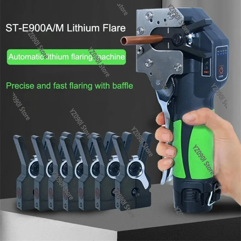 Rechargeable Lithium Powered Copper Pipe Flaring Tool HVAC Tube Processing Equipment
