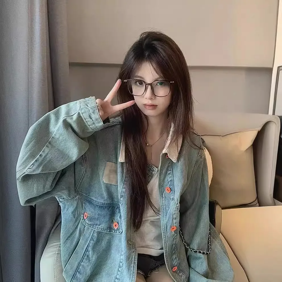 

Женские весенне-осенние куртки, женские модные университетские студенческие нашивки с вышивкой, реглан, бейсбольные пуговицы, рукава спереди, бойфренд