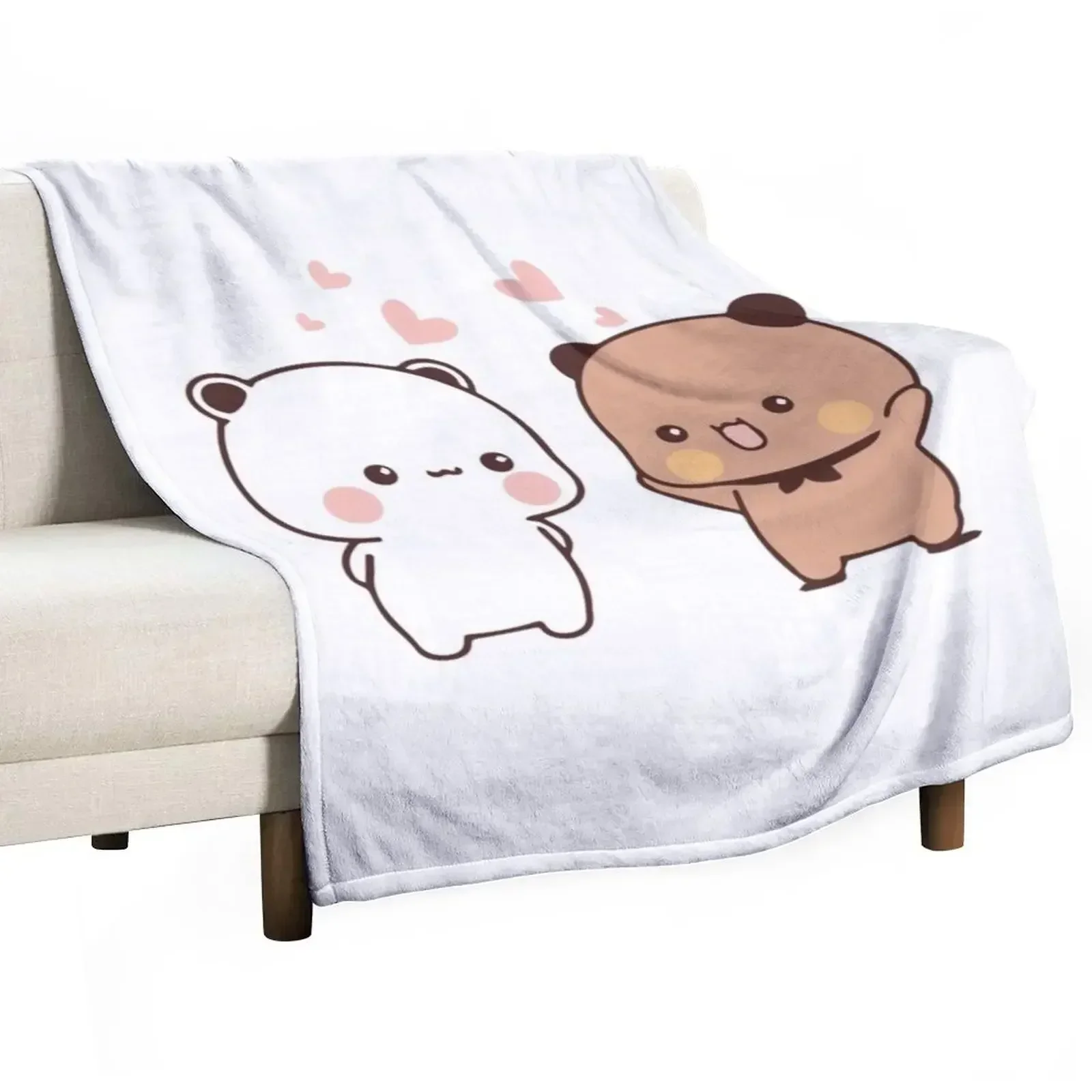 Bear and Panda Bubu Dudu Balloon Throw Blanket halloween Soft Big Luxury Decorative Throw Beach Flannel Fabric Blankets