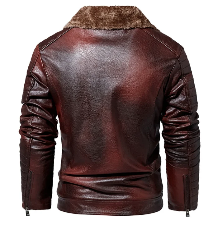 Jacket Men Baseball Motorcycle Embroidered Pu Coats Slim Fit Fleece Luxury Pilot Jackets Top Winter Coat football team