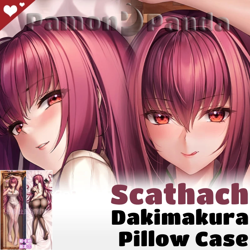 

Scathach Dakimakura FATE Grand Order FGO Pillow Case Hugging Cushion Cover Otaku Full Body Sexy Pillowcase Home Bedding Decor