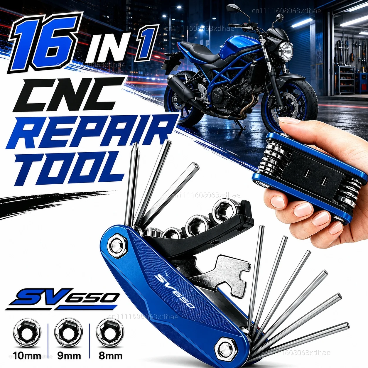 

For SUZUKI SV650 sv 650 Motorcycle Tool Repair Kit Multifunctional Screwdriver Wrench Hex Key Set Portable Bike Maintenance Tool