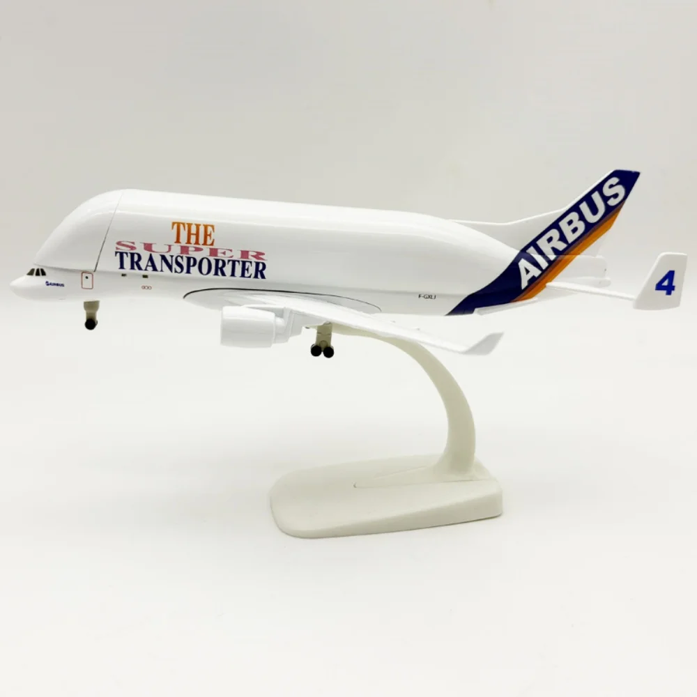 Beluga No. 4 Super Transport Plane Model 20cm Alloy Diecast Airplanes With Detachable Nose Landing Gear For Adults Fun Souvenir