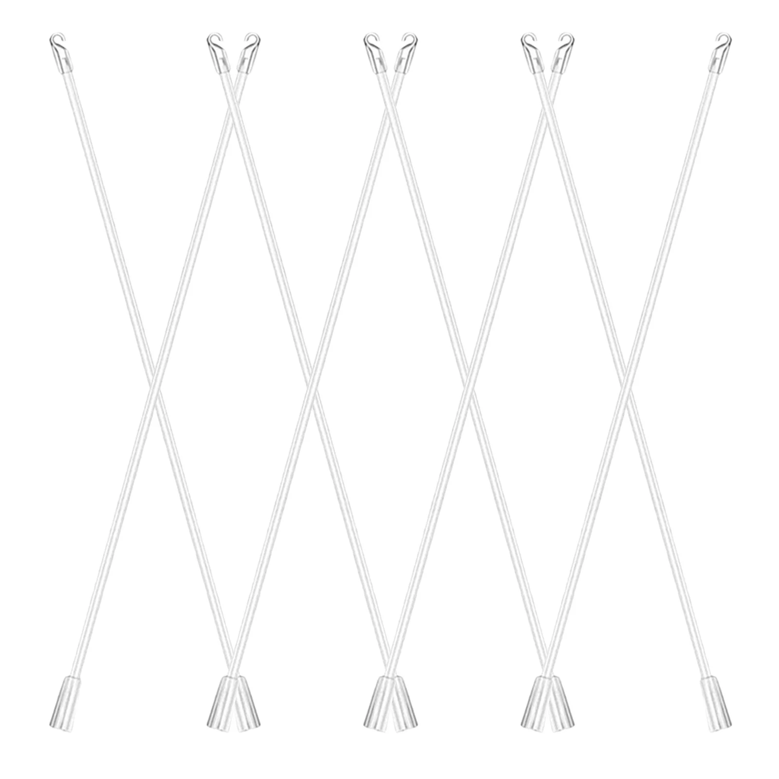 

8pcs Plastic Blind Wand Hook Vertical Blinds Replacement Rods Easy Install Universal Shutter Pulling Rod For Home Decor
