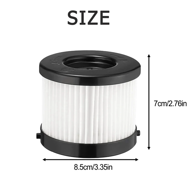 Filtros de vacío de repuesto para Milwaukee M18 Compact Vac 1951, 49-90-0882, 49-90-0160