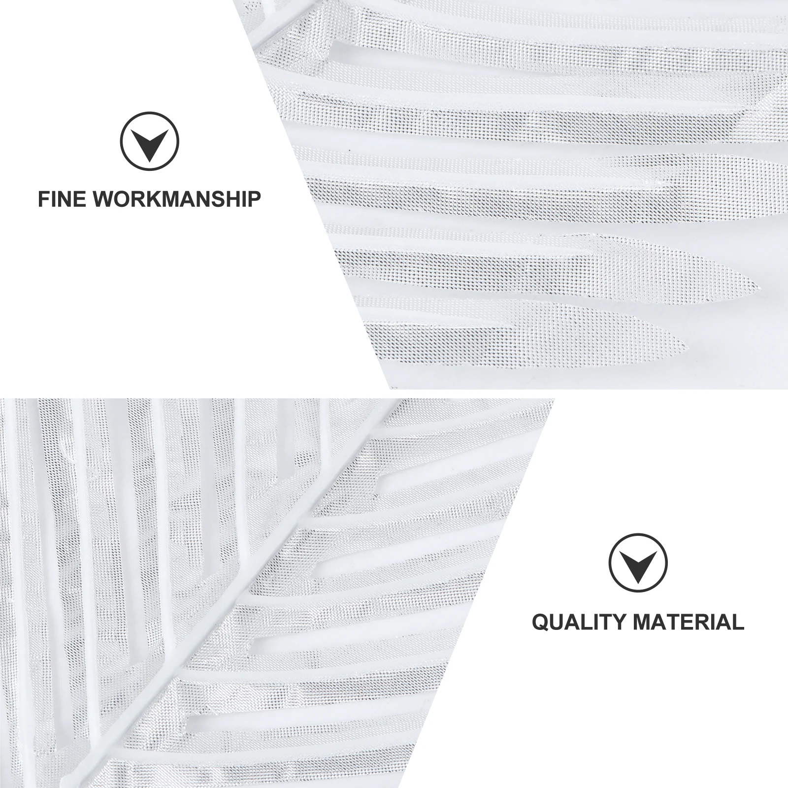 

24pcs Simulation Leaf Artificial Plant Decoration Home Wedding Party Holiday Decor Fake Silver Leaves Props Simulated Decorative