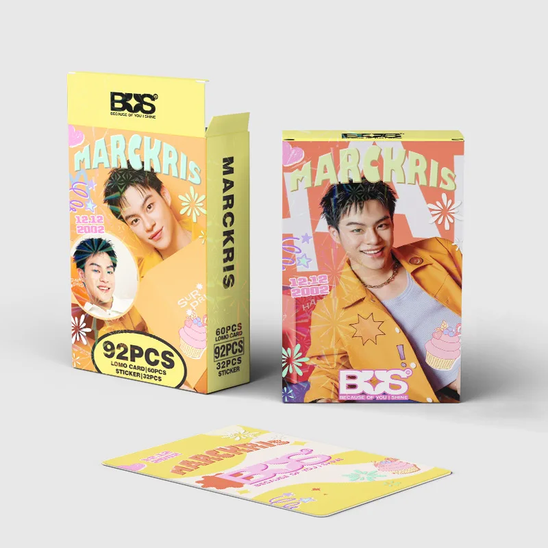 92 بطاقة صور صغيرة ذات طابع نجمي، بطاقات لاصقة صور فورية للمجلات، بطاقات LOMO مزدوجة الجوانب، بطاقات تهنئة