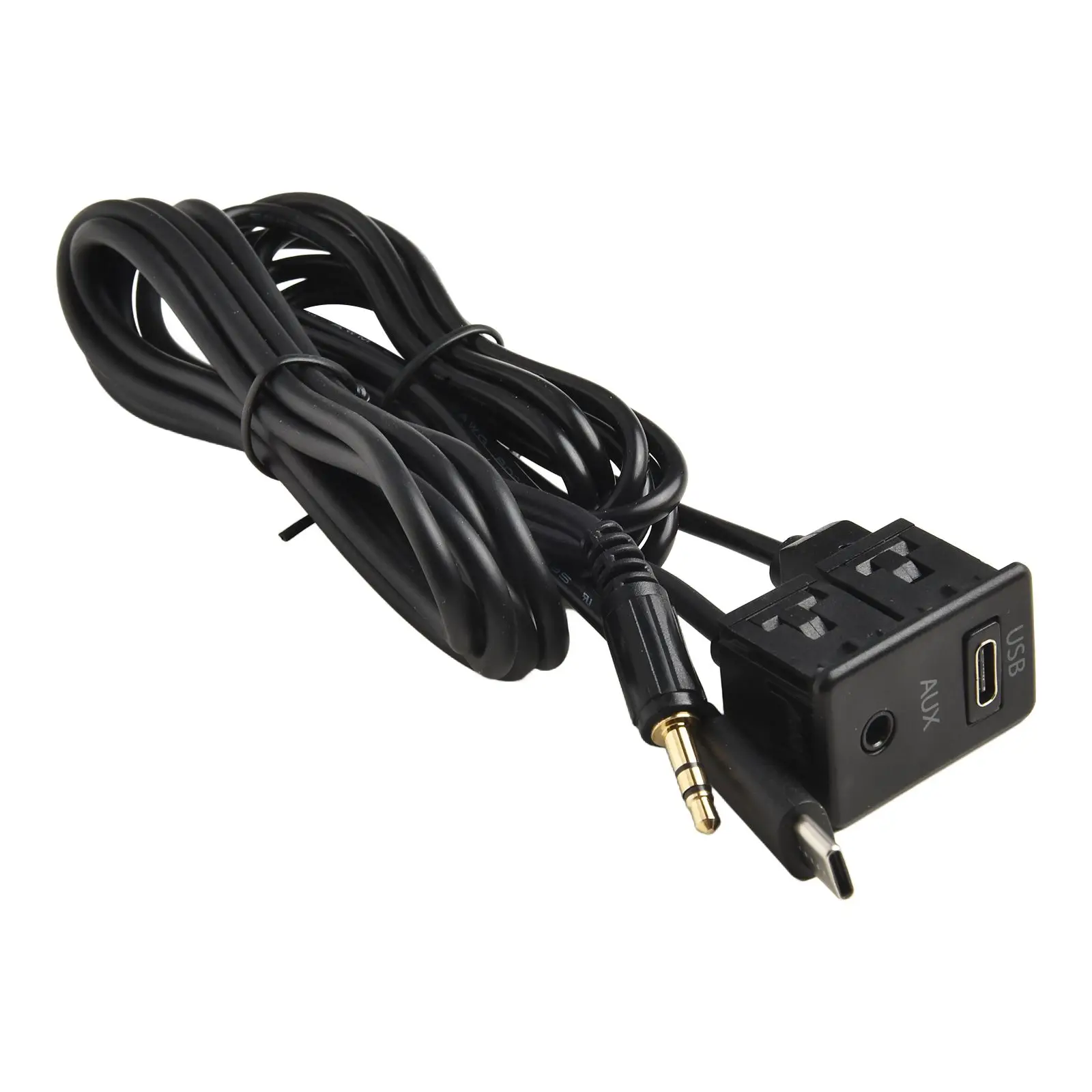 Car Interior Car Dash Mount 145cm Cable Non-Deformation Feature Wear-Resistant Design Center Console Installation