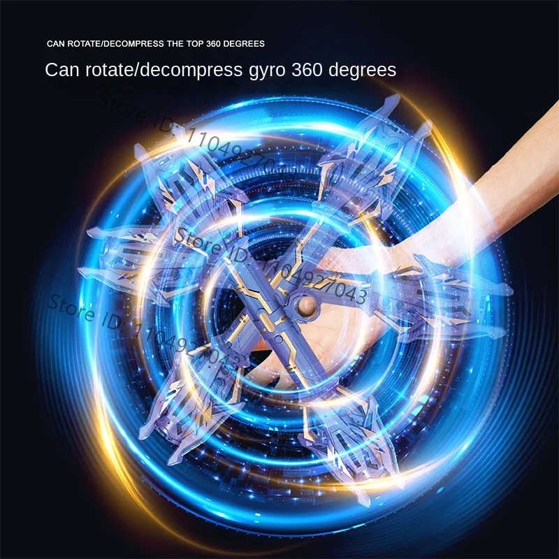 Lei Xing-Colorful Retractable Light Sword, Two-in-One Flash Finger, Rotating Toys, Laser Sword, Children's Toy, Light Sword