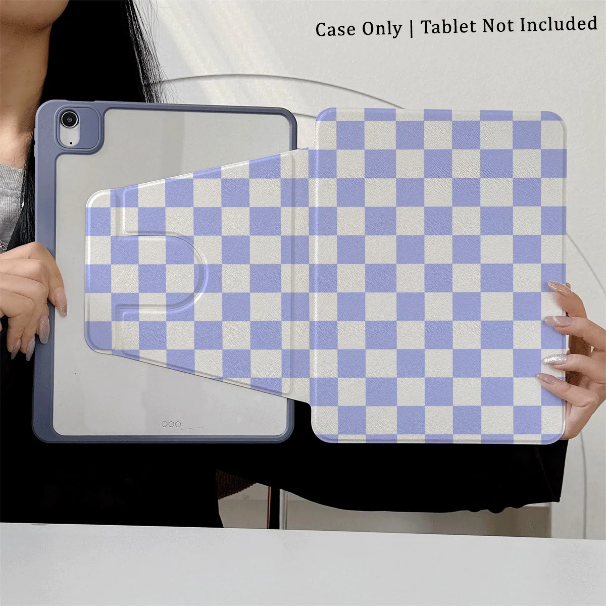 

360 ° Вращающийся складной чехол для легкой защиты вашей подушечки: совместим с iPad Air 6, Air 5,4,10,2024, air m3/a16 2025