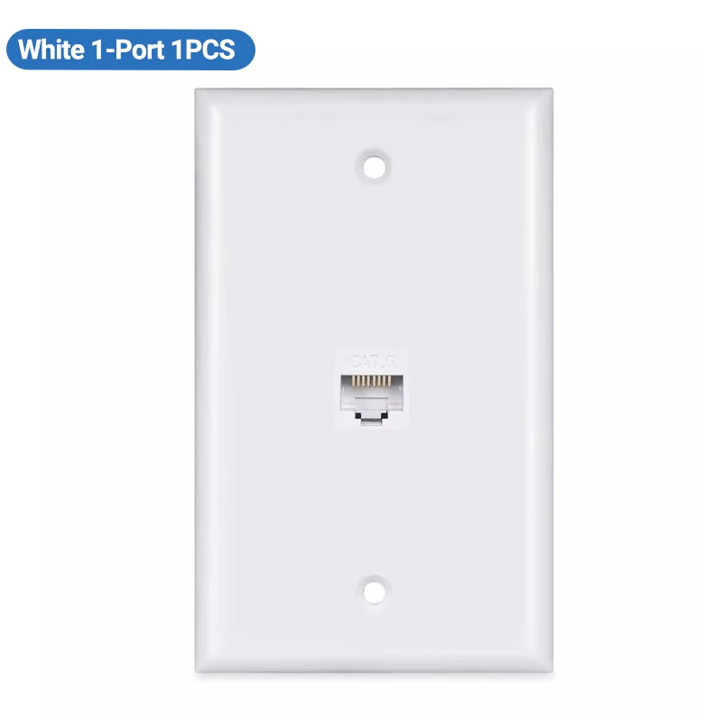 Variant: White 1-Port 1PCS