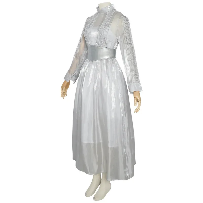 Movie Astrid Cosplay Beetle Costume Halloween Silver Dresses Woman Carnival Cosplay Astrid Customized Clothes