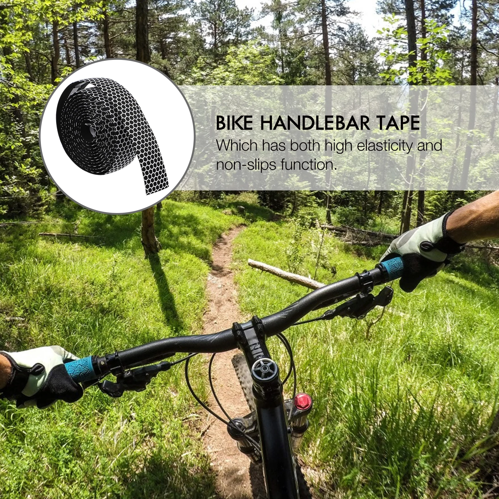 

Mountain Bike Straps Cycling Bar Belt Tape Handlebar Tapes Wraps Sponge Adhesive Biking