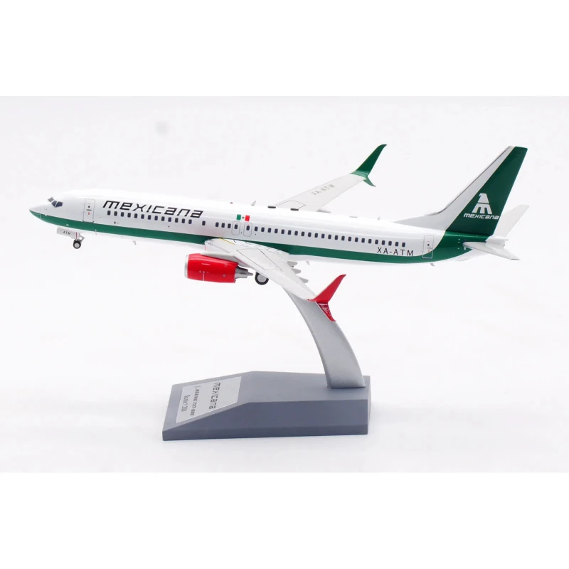 1:200 Diecast Alloy Plane INFLIGHT Mexica Airlines Boeing B737-800 Aircraft Jet Model XA-ATM Colleciton Display Gifts Fans