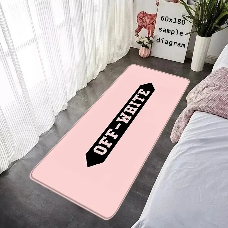Door Mat Interior Bedside Foot Rug Welcome Floor Mat Entryway Off-white Soft Hallway Carpet Kitchen Rug Fluffy Home Decor