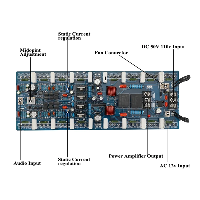 Hifi 400W + 400W wysokiej mocy podwójny 2-kanałowy stereofoniczny profesjonalny wzmacniacz sceniczny używany moduł wzmacniacza audio triodowego