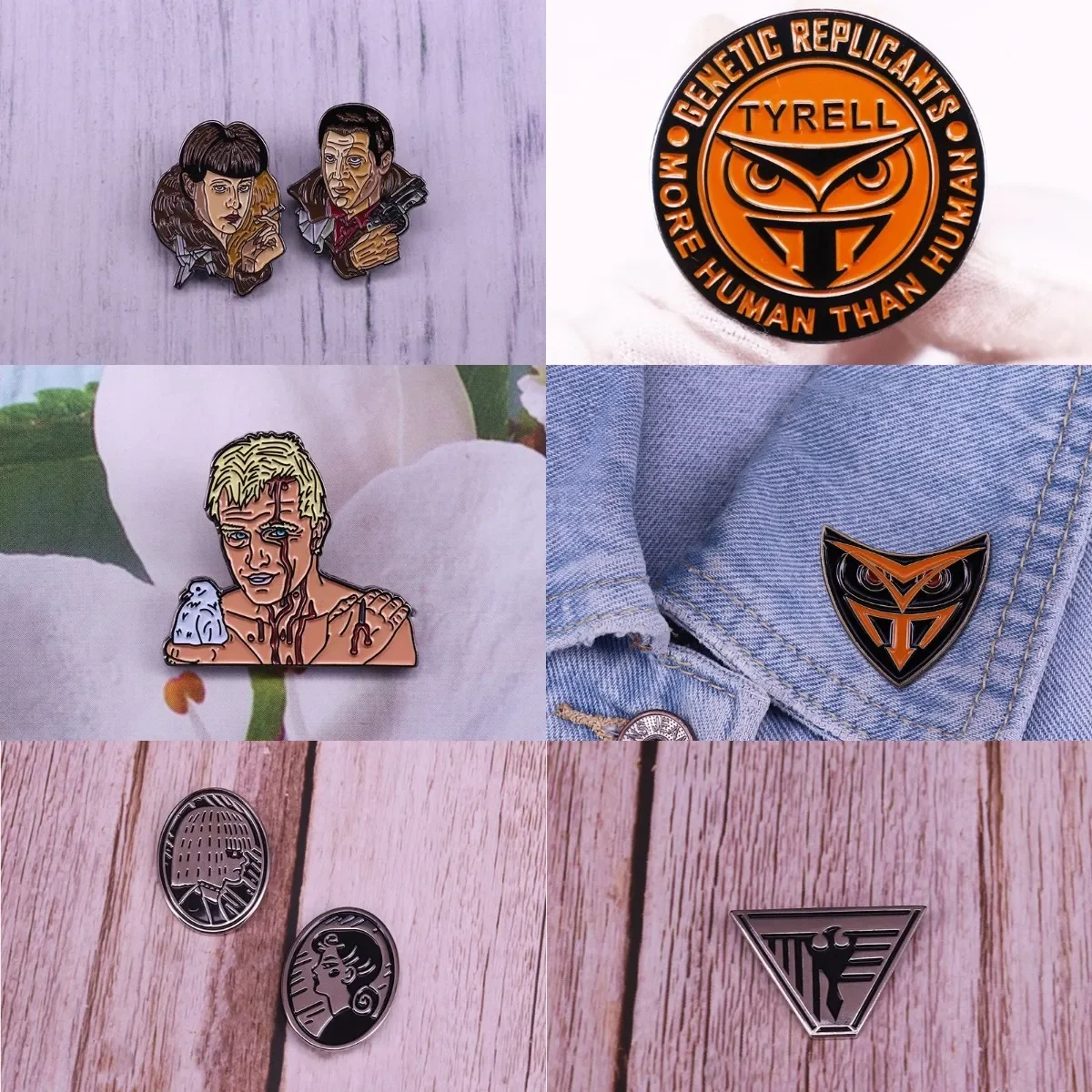 Superior Quality Custom Killer Replicator Enamel Pin Origami Unicorn Badge Movie Fans Hat Lapel Lovers Jewelry Gifts Wholesale