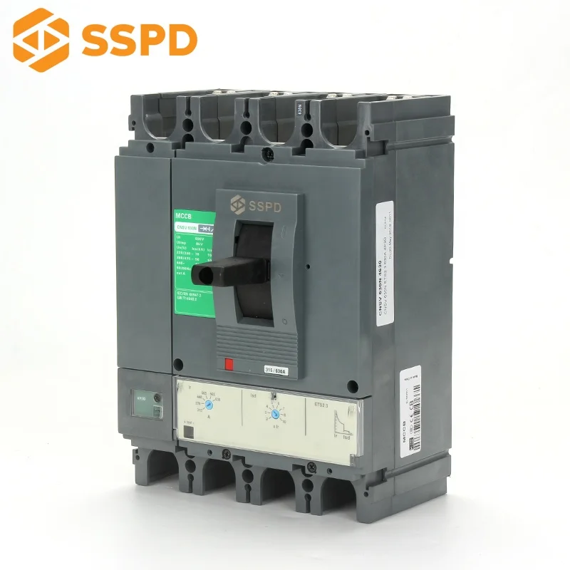 

630A 4P Moulded Case Circuit Breaker with Shunt trip coil Thermal SSPD MCCB