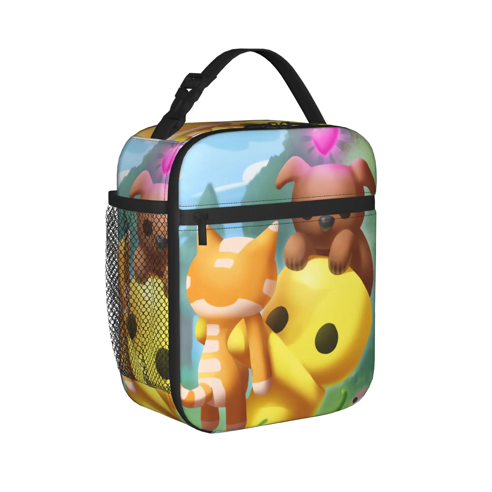 Wobblys Life Gaming Funny Lunch Bag  Convenient Lunch Box Women School Designer Cooler Bag Kawaii Oxford Thermal Lunch Bags